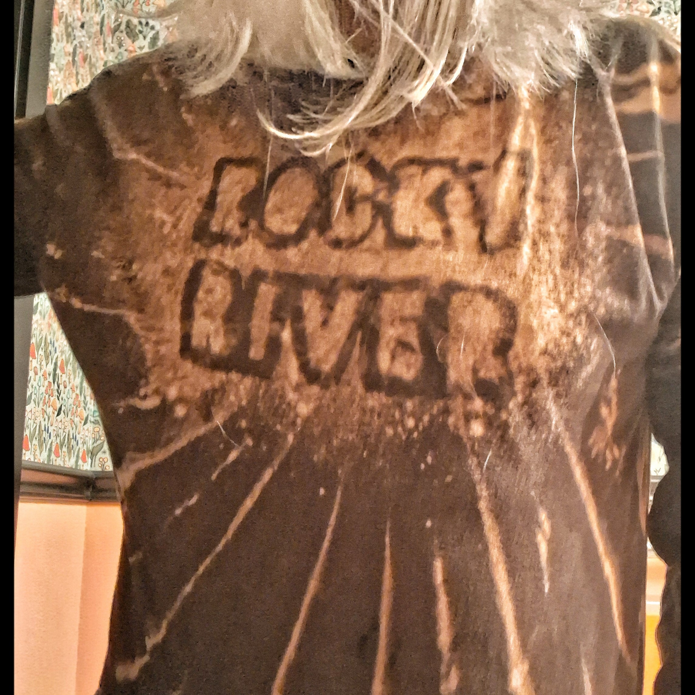 ROCKY RIVER Bleached Tie-Dye T-Shirt #Gd.2002